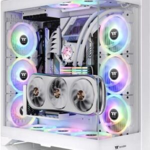 Thermaltake CTE E600 MX Snow - Mid tower - E-ATX - Seitenteil mit Fenster (gehärtetes Glas) - keine Spannungsversorgung (PS/2) - snow - USB/Audio (CA-1Y3-00M6WN-00)