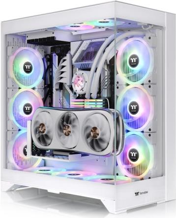 Thermaltake CTE E600 MX Snow - Mid tower - E-ATX - Seitenteil mit Fenster (gehärtetes Glas) - keine Spannungsversorgung (PS/2) - snow - USB/Audio (CA-1Y3-00M6WN-00)