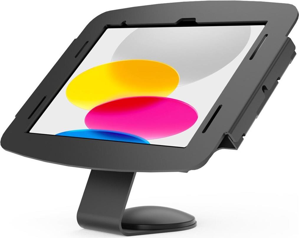 Compulocks iPad mini 8,3" Space Enclosure Core Counter Stand or Wall Mount - Befestigungskit (Aufstellung) - 45° Betrachtungswinkel - für Tablett - verriegelbar - Aluminium, Stahl - Schwarz - Bildschirmgröße: 21,1 cm (8,3") - Montageschnittstelle: 100 x 100 mm - Wandmontage, Theke - für Apple iPad mini (8,3 Zoll) (111B830IPMSB)