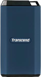 Transcend ESD410C - SSD - verschlüsselt - 4TB - extern (tragbar) - USB (USB-C Steckverbinder) - 256-Bit-AES - dunkelblau (TS4TESD410C)