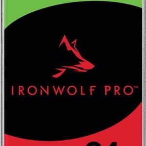 Seagate IronWolf Pro ST24000NT002 - Festplatte - 24TB - intern - 3,5" (8,9 cm) - SATA 6Gb/s - 7200 rpm - Puffer: 512MB - mit 3 Jahre Seagate Rescue Datenwiederherstellung (ST24000NT002)