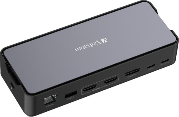 Verbatim Pro - Dockingstation - USB-C - 2 x HDMI, DP - 1GbE - 100 Watt (32171)