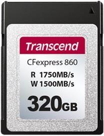 Transcend CFexpress 860 - Flash-Speicherkarte - 320GB - CFexpress Typ B (TS320GCFE860)