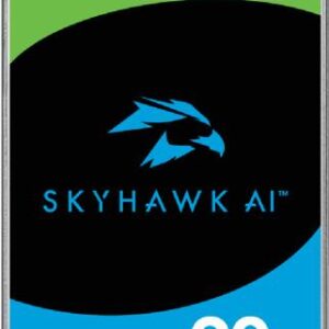 Seagate SkyHawk AI ST24000VE002 - Festplatte - 24TB - intern - 3,5" (8,9 cm) - SATA 6Gb/s - Puffer: 512MB - mit 3 Jahre Seagate Rescue Datenwiederherstellung (ST24000VE002)