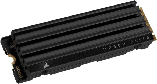 CORSAIR MP600 ELITE - SSD - 1TB - intern - M.2 2280 - PCIe 4,0 x4 (NVMe) - 256-Bit-AES (CSSD-F1000GBMP600EHS)