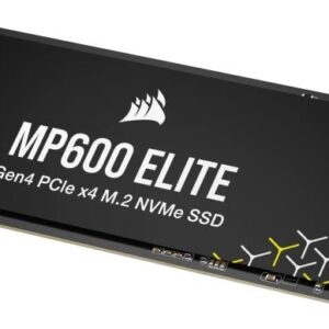 CORSAIR MP600 ELITE - SSD - verschlüsselt - 1TB - intern - M.2 2280 - PCIe 4,0 x4 (NVMe) - 256-Bit-AES (CSSD-F1000GBMP600ENH)