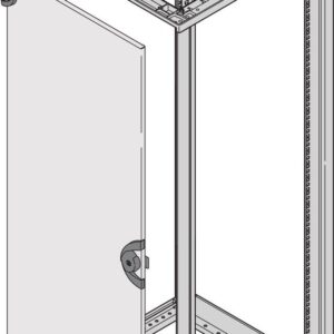 SCHROFF STAHLTUER 180 GRAD 9HE 7035 - Stahltür - (26230021)