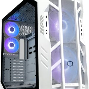Cooler Master HAF 700 THE BERSERKER - FT - SSI EEB - Seitenteil mit Fenster (gehärtetes Glas) - keine Spannungsversorgung (ATX) - weiß - USB/Audio (H700-WGNN-S00)