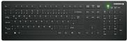 CHERRY Active Key AK-C8112 - Tastatur - medizinisch - full size - waschbar - kabellos - 2,4 GHz - QWERTZ - Deutsch - Schwarz (AK-C8112-FUS-B/DE)