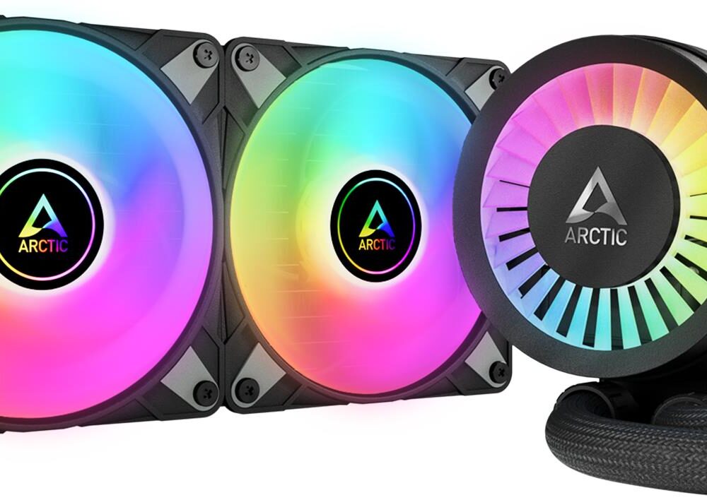 ARCTIC Liquid Freezer III 240 A-RGB - Prozessor-Flüssigkeitskühlsystem - Kühlergröße: 240 mm - (für: AM5, AM4, LGA1700, LGA1851) - Kupfer - 120 mm - Schwarz (ACFRE00142A)