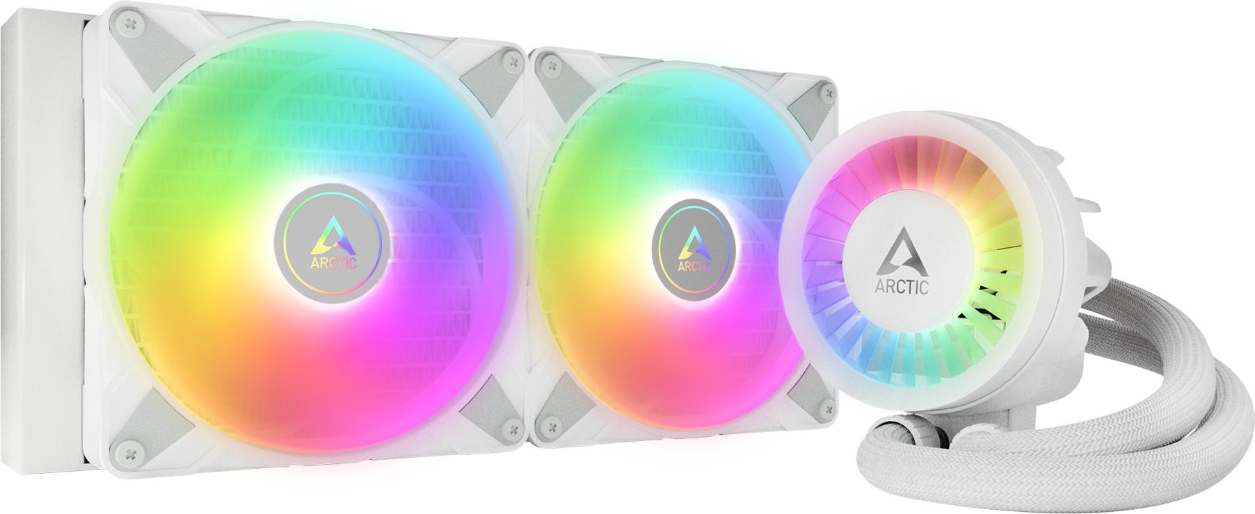 ARCTIC Liquid Freezer III 280 - Prozessor-Flüssigkeitskühlsystem - Kühlergröße: 280 mm - (für: AM4, LGA1700, AM5) - weiß (ACFRE00151A)
