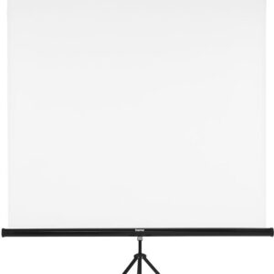 Hama 00021573. Antriebstyp: Manuell, Diagonal: 2,55 m (100.3"), Natives Seitenverhältnis: 1:1. Produktfarbe: Schwarz, Weiß (00021573)