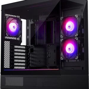 Phanteks XT View - Tower - E-ATX - Seitenteil mit Fenster (gehärtetes Glas) - keine Spannungsversorgung (ATX) - Mattes Weiß - USB/Audio (PH-XT523V1_DBK01)