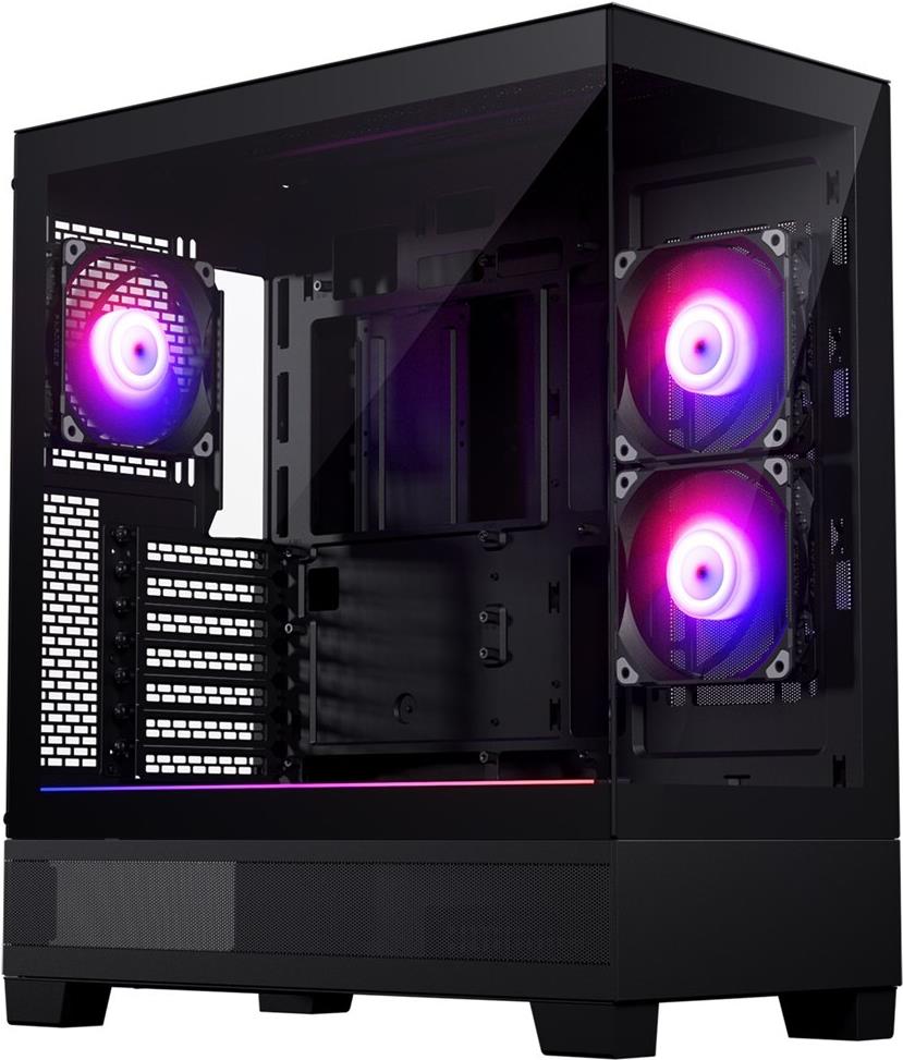 Phanteks XT View - Tower - E-ATX - Seitenteil mit Fenster (gehärtetes Glas) - keine Spannungsversorgung (ATX) - Mattes Weiß - USB/Audio (PH-XT523V1_DBK01)