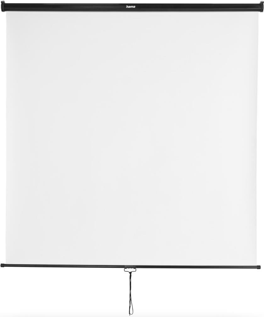 Hama Rollo-Leinwand 175 x cm mobil für Decken- oder Wandmontage - Rolloleinwand (00021576)