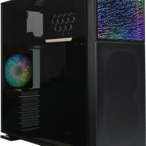 In Win N515 - Midi Tower - PC - Schwarz - ATX - EATX - micro ATX - Mini-ITX - ABS - SECC - 16 cm (IW-CS-N515BLK-1AL120)