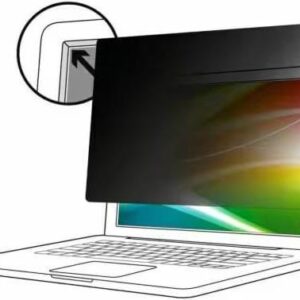 3M Bright Screen Privacy Filter - Blickschutzfilter für Notebook - für Full-Screen-Laptop - entfernbar - Flip - 35,6 cm (14") - Schwarz (BP140W1E)