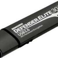 Kanguru Encrypted Defender Elite30 - USB-Flash-Laufwerk - verschlüsselt - 256 GB - USB 3.2 Gen 1 - Schwarz - TAA-konform (KDFE30-256G)