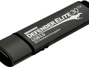 Kanguru Encrypted Defender Elite30 - USB-Flash-Laufwerk - verschlüsselt - 256 GB - USB 3.2 Gen 1 - Schwarz - TAA-konform (KDFE30-256G)