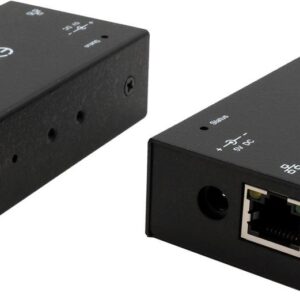 EXSYS GmbH Ethernet zu 1 x RS-232, inkl. 5V/4A Netzteil, PoE (EX-6111-2POE)
