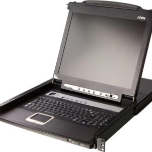 ATEN CL5708MW Tastatur/Video/Maus (KVM)-Switch Rack-Einbau Schwarz (CL5708MW D)