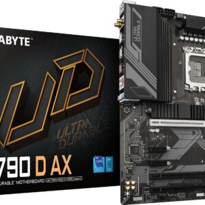 Gigabyte Z790 D AX - 1,0 - Motherboard - ATX - LGA1700-Sockel - Z790 Chipsatz - USB-C 3,2 Gen2, USB-C 3,2 Gen 1, USB 3,2 Gen 2, USB 3,2 Gen 1 - 2,5 Gigabit LAN, Wi-Fi 6, Bluetooth - Onboard-Grafik (CPU erforderlich) - High Definition Audio (7,1-Channel) (Z790 D AX)