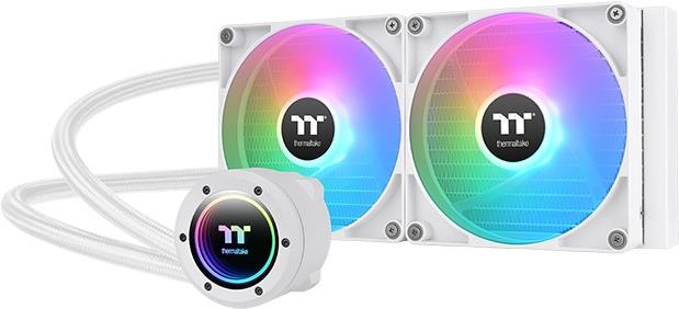 Thermaltake TH280 V2 ARGB Sync - Snow Edition - Prozessor-Flüssigkeitskühlsystem - Kühlergröße: 280 mm - (für: LGA1156, AM2, AM2+, AM3, LGA1155, AM3+, LGA2011, LGA1150, LGA1151, AM4, LGA2066, LGA1200, LGA1700, AM5) - Kupfer - 140 mm - snow