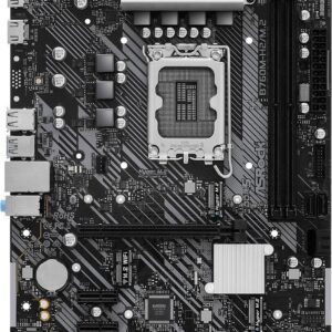 ASRock B760M-H/M.2 - Motherboard - micro ATX - LGA1700-Sockel - B760 Chipsatz - USB-C 3,2 Gen 1, USB 3,2 Gen 1 - Gigabit LAN - Onboard-Grafik (CPU erforderlich) - HD Audio (8-Kanal) (90-MXBN00-A0UAYZ)