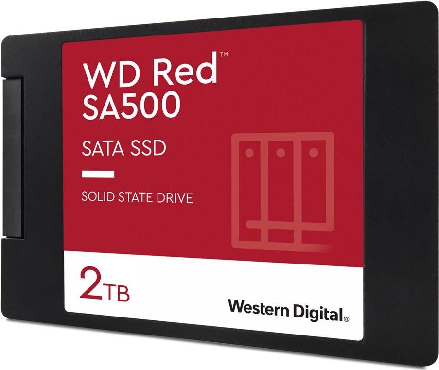 WD Red SA500 WDS200T2R0A - SSD - 2TB - intern - 2,5" (6,4 cm) - SATA 6Gb/s (WDS200T2R0A)