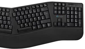V7 CKW500BTDE - Tastatur-und-Maus-Set - kabellos - Bluetooth, 2,4 GHz - QWERTZ - Deutsch - Schwarz (CKW500BTDE)