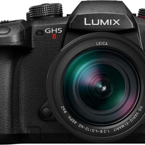 Panasonic Lumix G DC-GH5M2 - Digitalkamera - spiegellos - 20,3 MPix - Vier Drittel - 6K / 60 BpS - 5x optischer Zoom - Leica 12-60-mm-Objektiv - Wi-Fi, Bluetooth (DC-GH5M2LE)