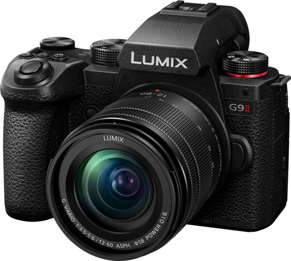 Panasonic Lumix G9 II + 12-60mm F3.5-5.6 MILC 25,21 MP Live MOS 11552 x 8672 Pixel Schwarz (DC-G9M2ME)