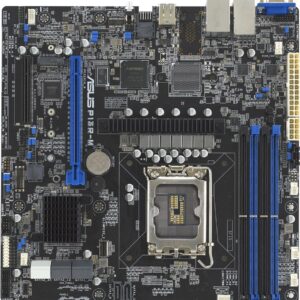 ASUS P13R-M - Motherboard - micro ATX - LGA1700-Sockel - C262 Chipsatz - USB 3,2 Gen 1, USB 3,2 Gen 2 - Gigabit LAN - Onboard-Grafik (CPU erforderlich) (90SB0C70-M0UAY0)