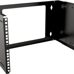 Lanview 6U ADJUSTABLE DEPTH BRACKET 19" - BLACK (RAR210BL)