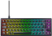 CHERRY XTRFY K5V2 - Tastatur - 65% - compact - hintergrundbeleuchtet - USB - QWERTZ - Deutsch - Tastenschalter: CHERRY MX2A Red - Schwarz (CX-K5V2-RGB-CPT-BLACK-R-GER)
