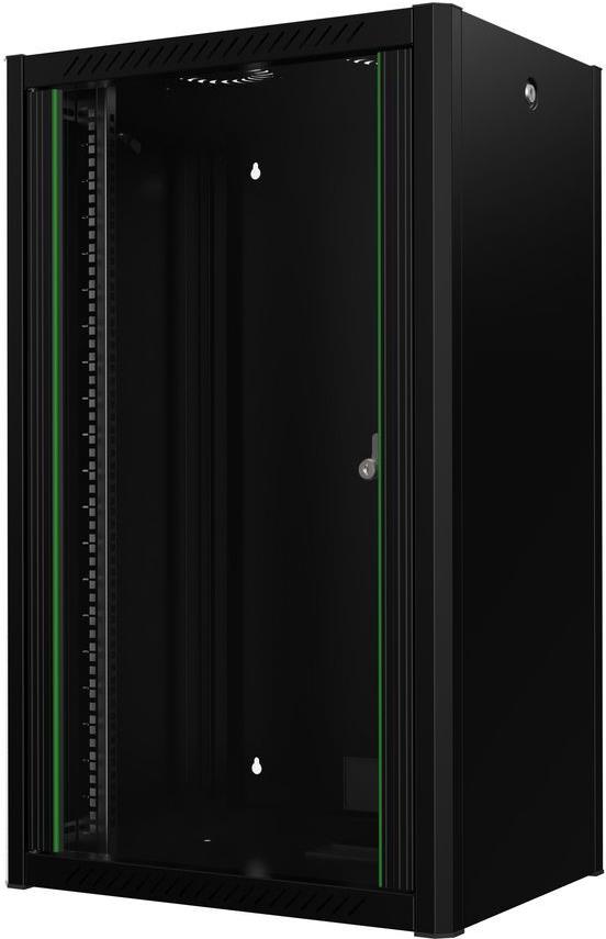 Lanview 19" 20U W=600mm D=450mm H=1000mm WALLMOUNT PRO BLACK (RWP20U45BL)