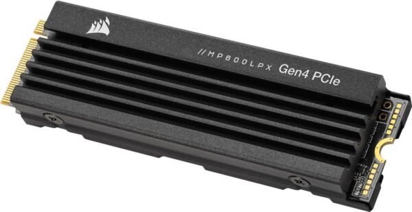 CORSAIR MP600 PRO LPX - SSD - verschlüsselt - 8TB - intern - M.2 2280 - PCIe 4,0 x4 (NVMe) - 256-Bit-AES - integrierter Kühlkörper (CSSD-F8000GBMP600PLP)