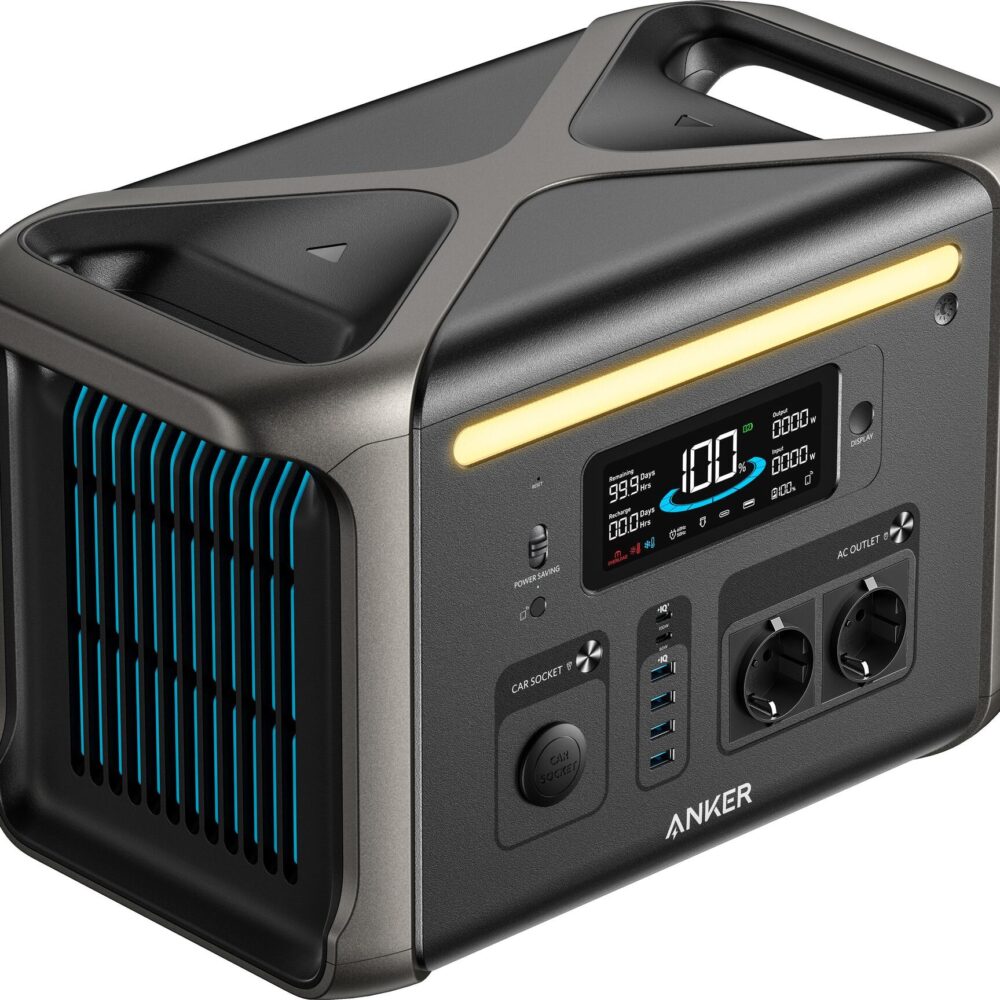 Anker Solix F1500 Tragbare Power Station Lithium-Eisen-Phosphat (LiFePO4) 1800 W 19,8 kg (A1772311)