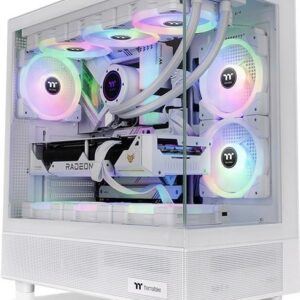 Thermaltake View 270 TG ARGB Snow - Mid tower - E-ATX - Seitenteil mit Fenster (gehärtetes Glas) - keine Spannungsversorgung (PS/2) - snow - USB/Audio (CA-1Y7-00M6WN-00)