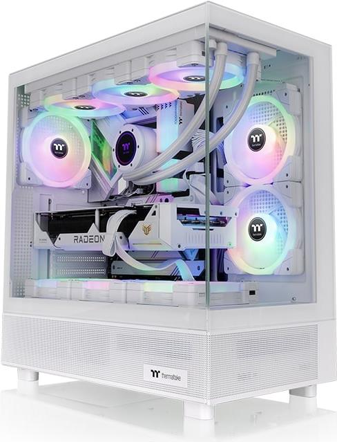Thermaltake View 270 TG ARGB Snow - Mid tower - E-ATX - Seitenteil mit Fenster (gehärtetes Glas) - keine Spannungsversorgung (PS/2) - snow - USB/Audio (CA-1Y7-00M6WN-00)