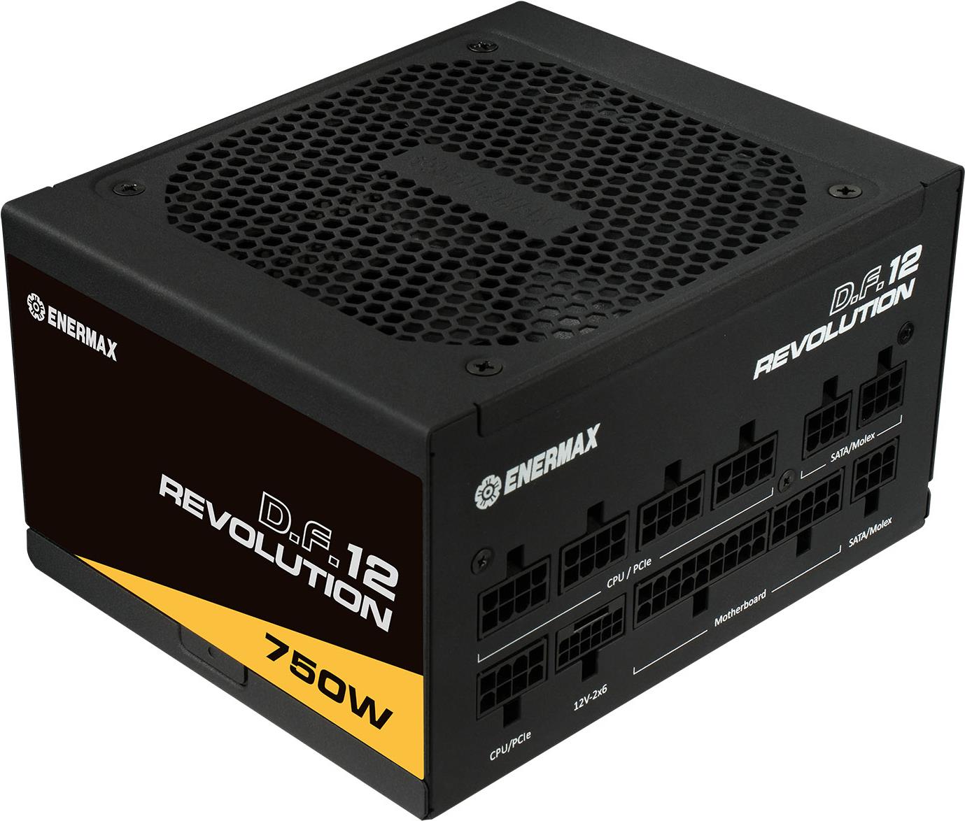 Enermax Revolution D.F.12 Netzteil 750 W 20+4 pin ATX ATX Schwarz (ETV750G)