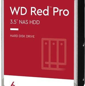 WD Red Pro WD6005FFBX - Festplatte - 6TB - intern - 3,5" (8,9 cm) - SATA 6Gb/s - 7200 rpm - Puffer: 256MB (WD6005FFBX)