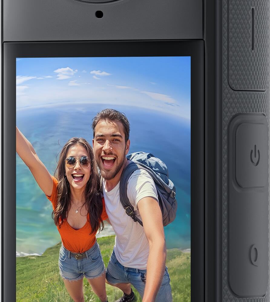 insta360.com Insta360 X4 - 360° Action-Kamera - 8K / 30 BpS - 72 MPix - Wi-Fi, Bluetooth bis zu 10m - Schwarz (CINSABMA)