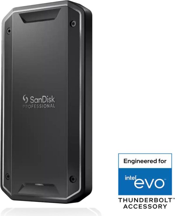 SanDisk Professional PRO-G40 - SSD - 4TB - exFAT - extern (tragbar) - USB 3,2 Gen 2 (USB-C Steckverbinder) - Schwarz (SDPS31H-004T-GBC1D)