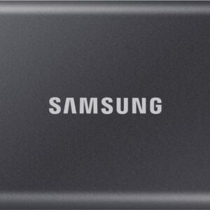 Samsung T7 MU-PC4T0T - SSD - verschlüsselt - 4TB - extern (tragbar) - USB 3,2 Gen 2 (USB-C Steckverbinder) - 256-Bit-AES - Grau (MU-PC4T0T/WW)