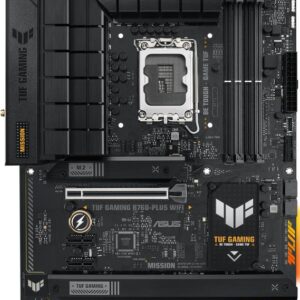 ASUS TUF GAMING B760-PLUS WIFI - Motherboard - ATX - LGA1700-Sockel - B760 Chipsatz - USB-C 3,2 Gen 2x2, USB 3,2 Gen 2, USB 3,2 Gen 1, USB-C 3,2 Gen2 - 2,5 Gigabit LAN, Wi-Fi 6, Bluetooth - Onboard-Grafik (CPU erforderlich) - HD Audio (8-Kanal) (90MB1ER0-M1EAY0)