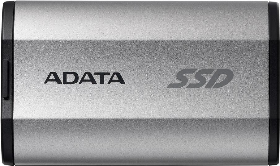 ADATA SD810 - 1 TB - USB Typ-C - USB 3.2 Gen 2x2 - 2000 MB/s - Schwarz - Silber (SD810-1000G-CSG)