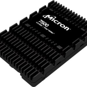 Micron 7500 PRO - SSD - Read Intensive - verschlüsselt - 15,36TB - intern - 2,5" (6,4 cm) - U.3 PCIe 4,0 (NVMe) - 256-Bit-AES, 3072-Bit-RSA, 208-Bit-RSA - TCG Opal Encryption 2,01 (MTFDKCC15T3TGP-1BK1DABYYR)