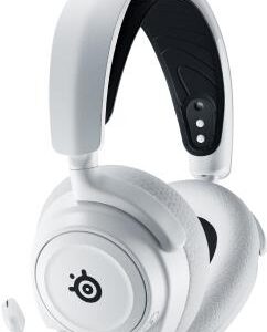 SteelSeries Arctis Nova 7X - Headset - ohrumschließend - Bluetooth / 2,4 GHz Funkfrequenz - kabellos - 3,5 mm Stecker, USB-C - weiß (61567)