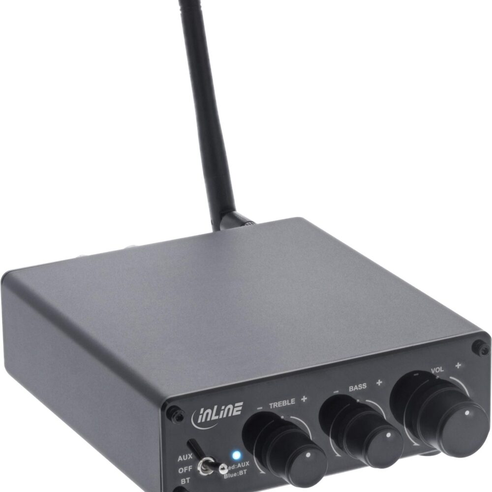 InLine Bluetooth 5.3 Audio Receiver mit 96 Watt Verstärker (99209L)